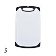 thumbnail image 1 of Household 2-sided Cutting Board Plastic Chopping Board with Juice Groove Kitchen Tool, 1 of 1