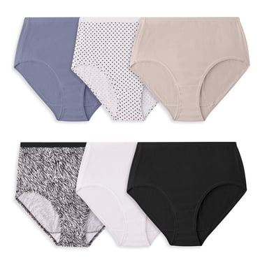 Culottes en coton Fruit of the Loom pour femmes, paquet de 6