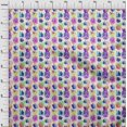 thumbnail image 4 of oneOone Tissu Polyester Spandex Violet Ananas Matériel de Robe Tissu Imprimé Tissu au Mètre 56 Pouces de Large, 4 of 4