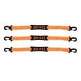 thumbnail image 3 of Sangle Porte-Bottes de Planche à Neige, Portable Légère 3 Pcs Laisse de Patins à Roulettes Coutures Fines pour Extérieur Noir, Rouge, Bleu, Orange, 3 of 8