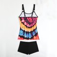 thumbnail image 4 of Weiqiqre Swimsuits for Curvy Women Two Piece Bathing Suits Tummy Control Long Torso Tank Tops with Shorts, 4 of 4