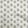 thumbnail image 1 of oneOone Coton Flex Vert Tissu Floral Matière de Robe Tissu Imprimé Tissu au Mètre 40 Pouces de Large, 1 of 4
