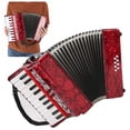 thumbnail image 4 of Accordion, 8 Bass 22-Key Button Kids Accordion For Children Christmas Gift, Piano Accordion Keyboard Instruments With Strap, Gloves For Adult Beginners, 4 of 8
