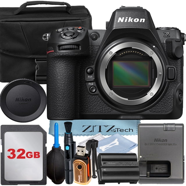 Nikon Z8 Mirrorless Camera (Body Only) with 32GB Memory Card + Cleaning Kit + ZeeTech Accessory Bundle