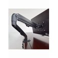 thumbnail image 5 of Adjustable 17-32 Inch Monitor Stand with Height Elevation & 360° Rotation (Portrait/Landscape), Heavy-Duty 2-9KG Load Capacity, Vertical Computer Screen Mount - Black, 5 of 5