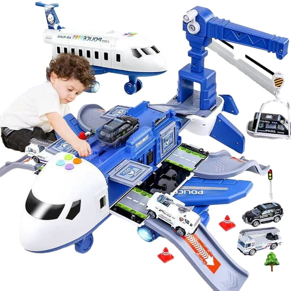 Toddler Boy Toys Airplane Engineering Toys Multiple Themes of Airplane Toys with Lights & Realistic Sound Effects Kids Favorite Christmas Gifts for Kids