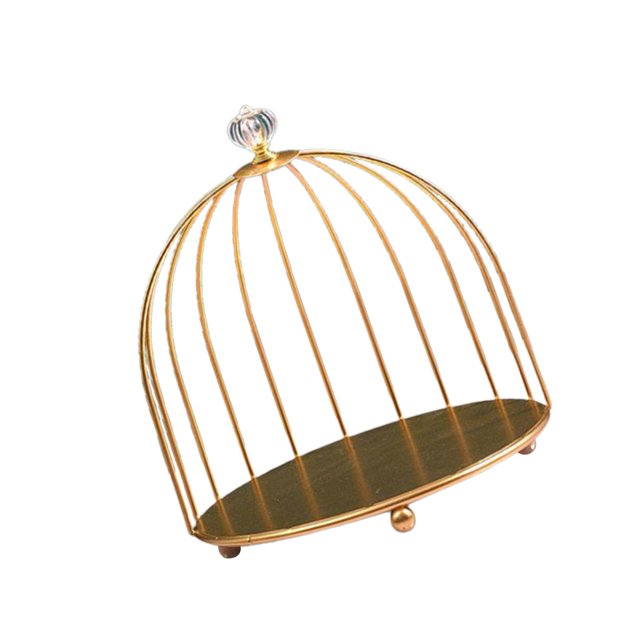 Bird Cage Desktop Perfume Organizer Holder Countertop Makeup shelf makeup perfume display Rack storage make up rack 1-Tier