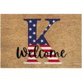 thumbnail image 2 of TopLLC Bathroom Rugs 4th Of July Door Mat Patriotic Doormat Entryway Rug Welcome Independence Day Doormat Stain And Fad Patriotic Decor Welcome Outdoor Mat A map, 2 of 2