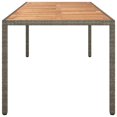 thumbnail image 2 of vidaXL Garden Table Grey 250x100x75 cm Poly Rattan, 2 of 4