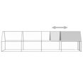 thumbnail image 3 of vidaXL Outdoor Chicken Cage 2x8x2 m Galvanised Steel, 3 of 4
