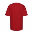 thumbnail image 5 of Yuyuzo T-Shirts d'Été pour Femmes Décontractés à Col Rond à Manches Courtes Hauts Tee Amples Blouses Unies, 5 of 5