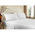 thumbnail image 5 of Home Ensembles de Draps à Rayures d'Hôtel Luxueux Design Série 1800 (Simple, Blanc), 5 of 5
