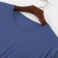 thumbnail image 4 of asjyhkr Chemises de Pyjama pour Hommes Manches Courtes Col Ras du Cou Extensibles Légères Douces T-Shirts Hauts d'Été en Modal, 4 of 8