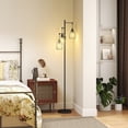 thumbnail image 2 of HOMCOM Lampe sur Pied Industrielle à 3 Lumières à Intensité Réglable pour Salon, 2 of 10