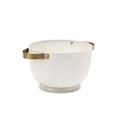 thumbnail image 1 of Thyme & Table Cream and Gold Colander, 1 of 5