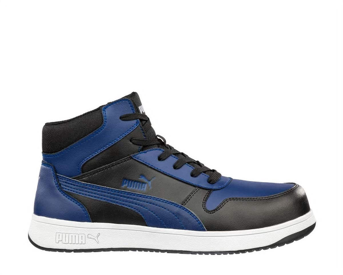 PUMA Safety Men's Frontcourt Mid Composite Toe Work Boot Blue/Black  - 630075