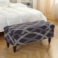 thumbnail image 3 of Footrest Stool Slipcover Stretch Case Protector for Kitchen Chair Size: Hotel Decor Style D, 3 of 9