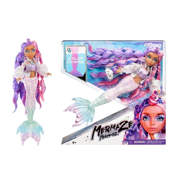 Mermaze Mermaidz Color Change Kishiko Mermaid Fashion Doll with
