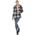 thumbnail image 4 of White Mark Women's Plaid Shacket, 4 of 6
