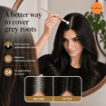 thumbnail image 4 of Retouche des Racines Coloration Permanente des Cheveux - 24 Applications, 1 Trousse - Couverture des Cheveux Gris à 100 % - Noir 1N, 4 of 10