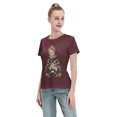 thumbnail image 3 of T-Shirt Basique à Manches Courtes pour Femmes Demon Slayer Blade Tanjiro, 3 of 5