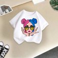thumbnail image 5 of TZEWGL T-Shirts pour Enfants Impression Graphique Col Rond Manches Courtes Vêtements pour Filles Garçons Taille 5-6T, 5 of 5