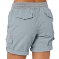 thumbnail image 3 of Shorts Cargo pour Femmes Shorts de Randonnée Confortables avec Poches Idéaux pour les Activités Extérieures d'Été, 3 of 3