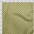 thumbnail image 3 of oneOone Silk Tabby Fabric Diamond & Swirl Ikat Printed Craft Fabric BTY 42 Inch Wide, 3 of 4