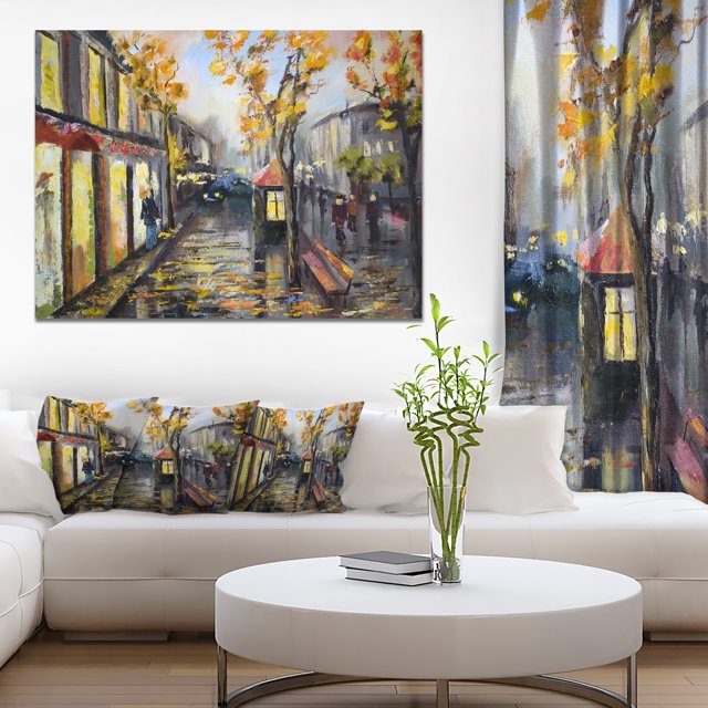 City in Yellow Shade Modern
