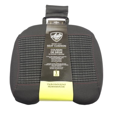 Auto Drive Memory Foam Seat Cushion, 17"