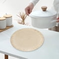 thumbnail image 1 of Woven Table Mat Place Mats Set of 4 Heat Resistant Waterproof Oil-Proof Kitchen Dining Table Protector Pads for Home Restaurant Decor, 1 of 6
