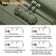 thumbnail image 3 of Joyway Ensemble de 4 Valises Rigides avec Roulettes Multidirectionnelles et Serrure TSA, Bagage Cabine Léger Idéal pour l'École, les Voyages et les Fins de Semaine (Vert), 3 of 7