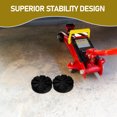 thumbnail image 3 of Luxshiny 2Pcs Jack Pad Adapter Black Rubber Stable Support for Floor Jack Stands, 3 of 8