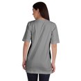 thumbnail image 3 of Inkmeso T-Shirt Basique en Coton à Col Rond pour Femmes Coupe Ample Décontracté Long Haut d'Entraînement, 3 of 8