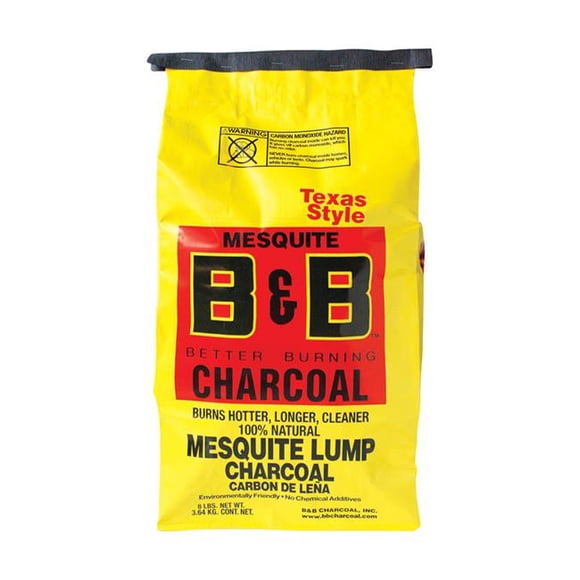 B&B Charcoal Organic Mesquite Lump Charcoal - 8 lbs