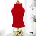 thumbnail image 3 of Pet Classic Knitwear Warm Turtleneck Sweater For Small Medium Dogs Autumn Winter Dog Braided Sweatshirt Apparel, 3 of 8