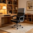thumbnail image 1 of Office Chair Headrest Back Cover Hood | Half-Cover Back Protection Sleeve | Elastic Stretchable Seat Cushion Protector | Fits Desk Boss Chairs, 1 of 6