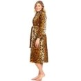 thumbnail image 2 of White Mark Women's Super Soft Lounge Robe, 2 of 5