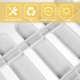 thumbnail image 5 of 5Pcs Garden Picket Fence Plastic White Edgings Decorative Landscape Path Panels, 5 of 5