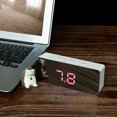 thumbnail image 2 of Amdohai Numérique LED Miroir Horloge USB & Batterie 12H/24H °C/°F, 2 of 7