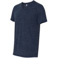 thumbnail image 3 of Bella Canvas Mens Jersey V-Neck Tee, M, Navy Marble, 3 of 6