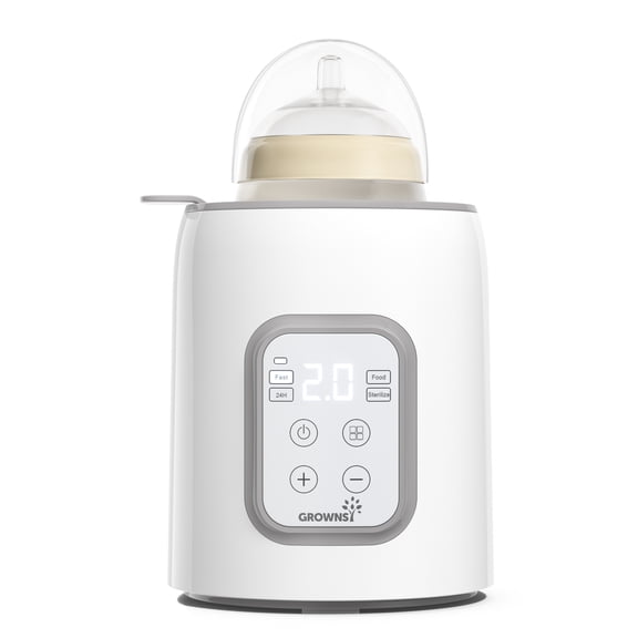 GROWNSY Chauffe-Biberon 8-en-1 avec Minuterie, Contrôle de la Température, Décongélation, Stérilisateur, Fonction de Chauffage pour Pots d'Aliments pour Bébé
