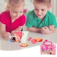 thumbnail image 1 of 25PCS Household Kitchen Utensils Tea Sets Toy Storage Boxes Simulated High Tea Desserts Food Children's Toy Sets Birthday Present, 1 of 6