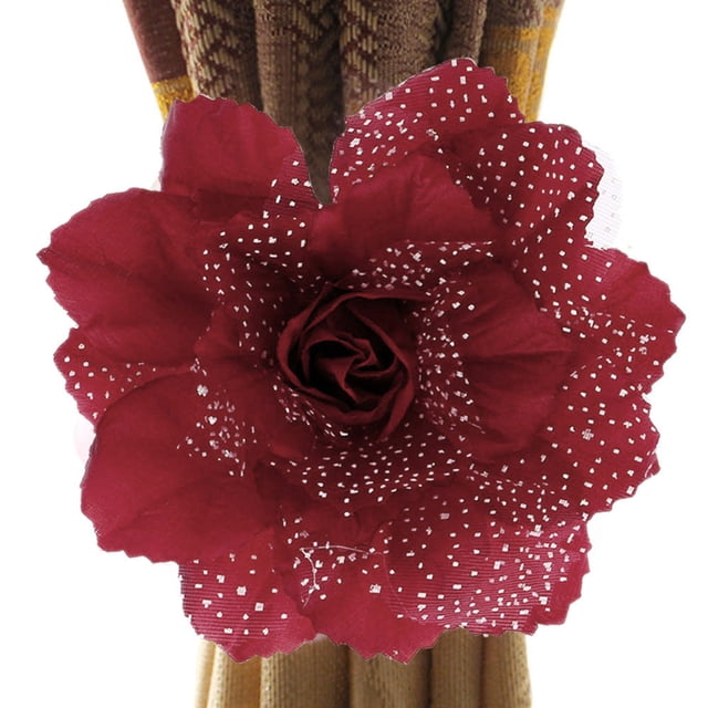 Jusqu'à 65 % de Rabais SMihono Meilleurs Dos à Nouer à Clip pour Rideaux à Fleurs de Pivoine Maintien Panneau de Support de Maintien