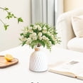 thumbnail image 4 of LSLJS Artificial Flowers Simulated Wedding Flowers Lofty Consort's Tea Buds Silk Flower Decorations Reusable Bouquet for Home Party Office Wedding Reunite Reception Table Decoration Artificial Flowers, 4 of 5