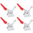 thumbnail image 3 of Manual Clamp, 4Pcs Quick Fixed Toggle Clamp Quick Release Tool Galvanized Iron Quick Release Compression Clamps  For Woodworking For Woodworking Tables, 3 of 8
