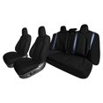 thumbnail image 1 of For 2017-2024 Tesla Model 3 FH Group Faux Leather Custom Fit Car Seat Covers   Black - Full Set, 1 of 8