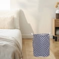 thumbnail image 3 of Collapsible Canvas Laundry Hamper Basket - Foldable Storage Bin for Toys, Blankets & Home Organization, 3 of 6