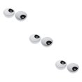 thumbnail image 2 of Thinsony 2Pcs 60mm Computer Desk Table Grommet Cover Port Wire Cable Hole Silver 3Set, 2 of 6