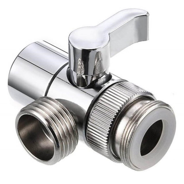 Diverter Valve Water Tap Connector Faucet Adapter Kitchen Sink Splitter Home Bathroom Shower Faucets Water Separator Diverter